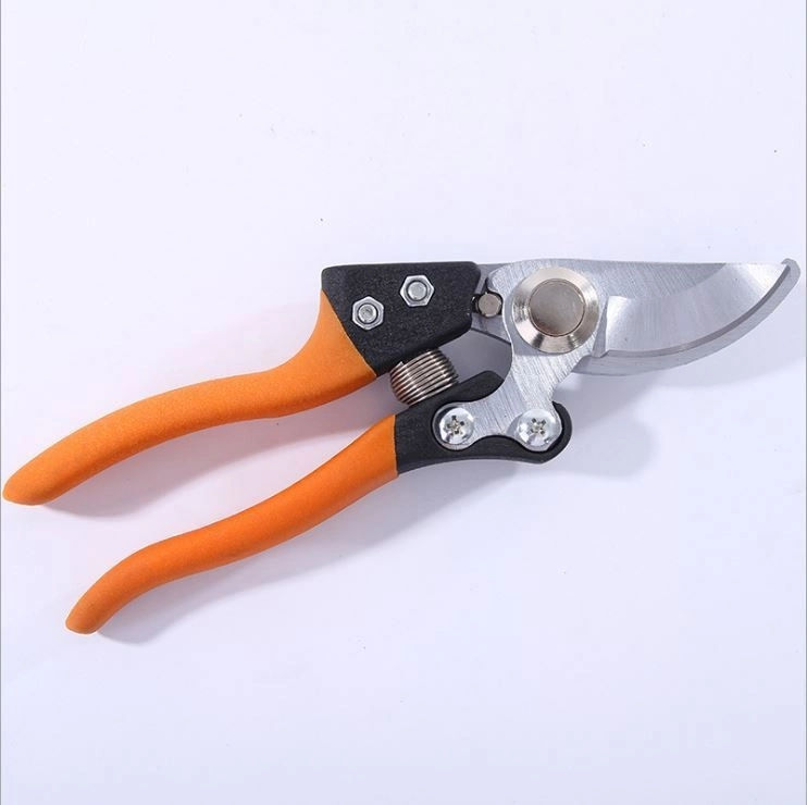 Professional High Carbon Steel Garden Bypass Pruning Shears with PVC Handle for Pruning