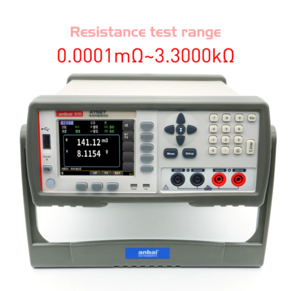 Digital Voltmeter Measuring Battery Internal Resistance Tester
