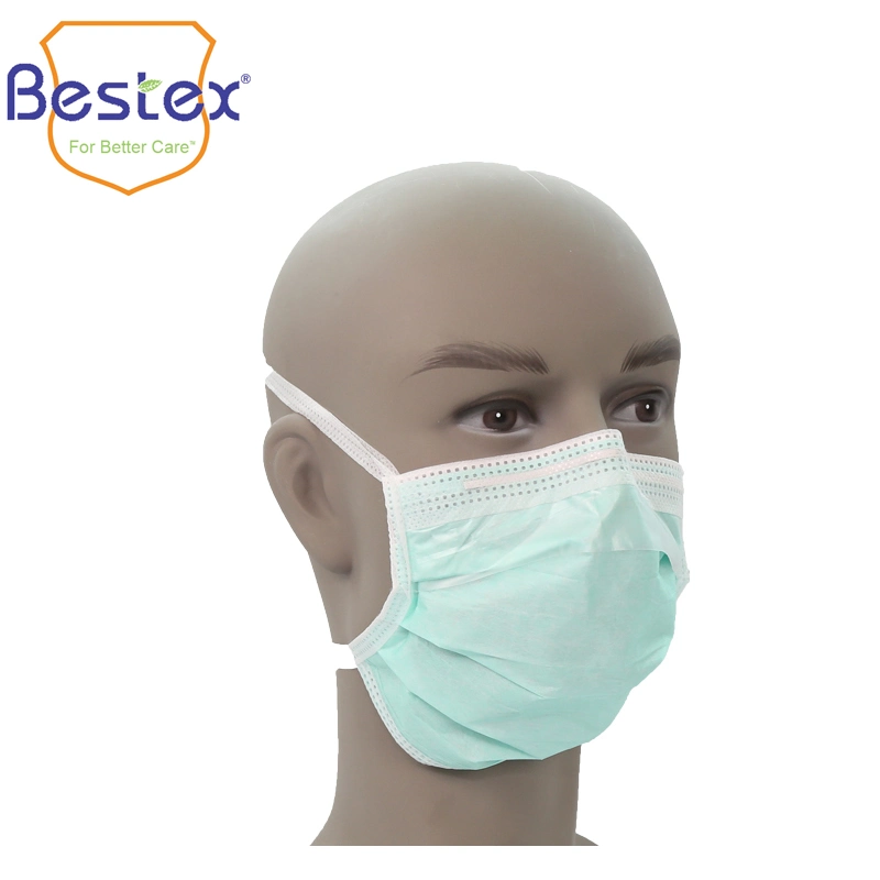 Volver a unir Nonwoven desechables médicos máscara facial