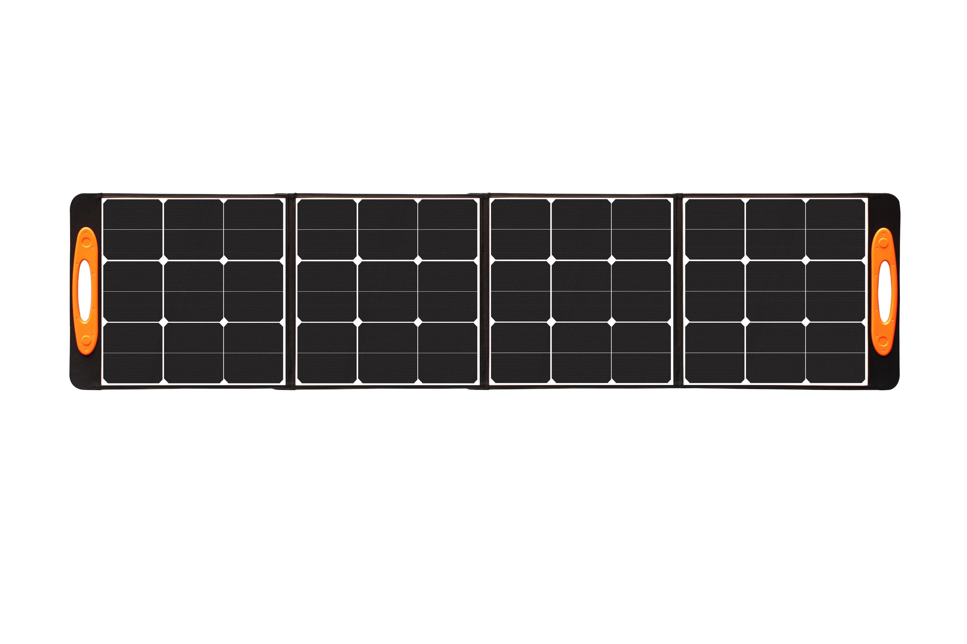 شاحن طاقة قابل للطي قابل للطي بقدرة 200 واط وبلوحة شمسية بقدرة 20 فولت بقدرة 200 واط خرج تيار مستمر للخلية الشمسية متوافق مع لوحة مولّد الطاقة الشمسية المحمولة السعر