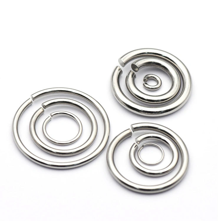 Wholesale Decorative Connector Stainless Steel Metal O Ring Gold Closed Jump Ring for DIY