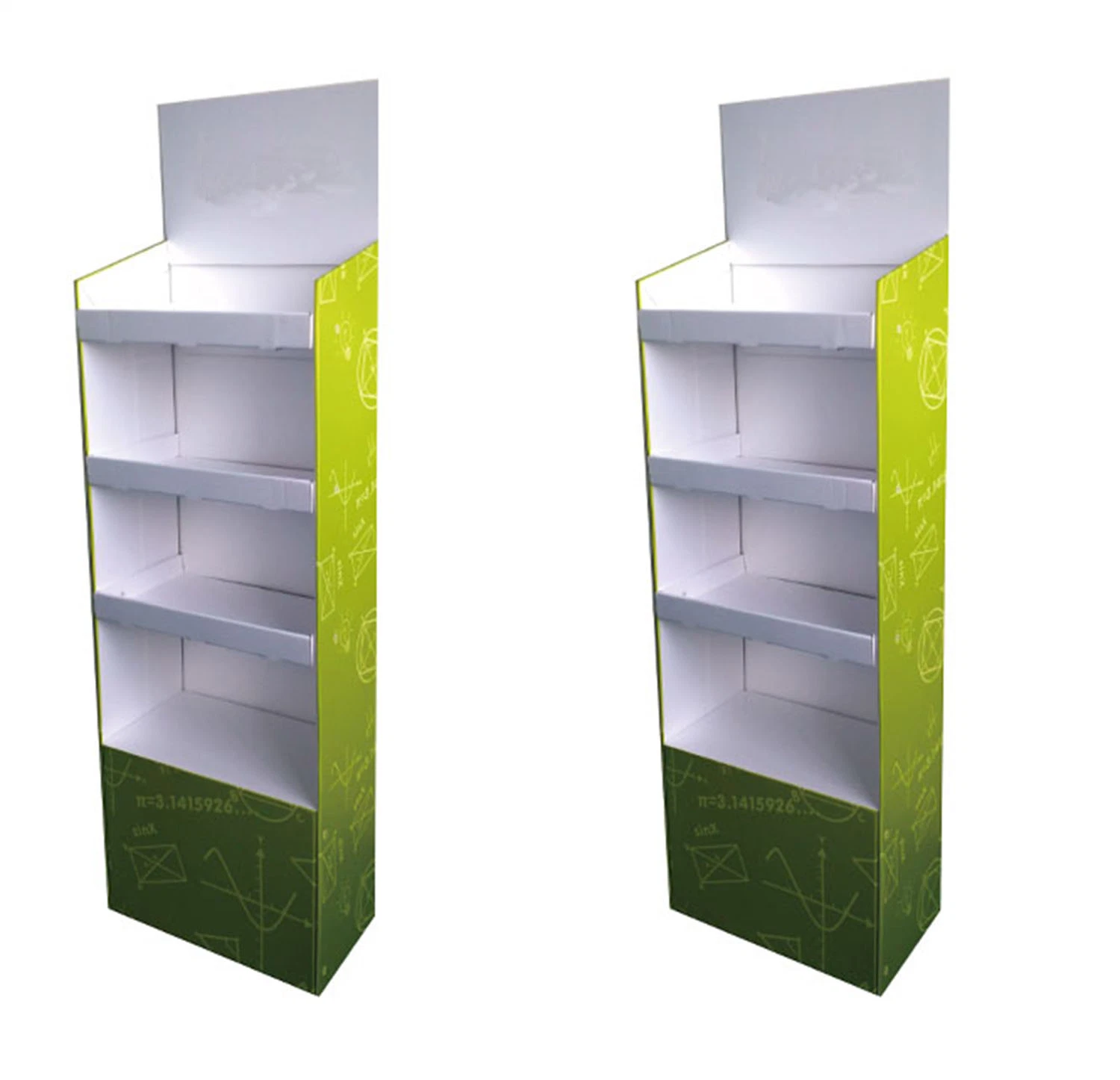 Paper Pop POS Cardboard Display Units Floor Retail Display for Supermarkets