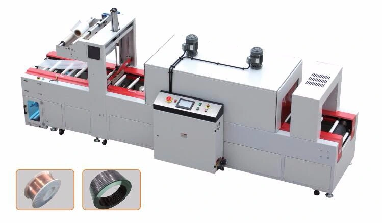 Shanghai Kuko Automatic Web Type Both Side Opened Plastic Film Sealing and Cables Shrink Packing Machine