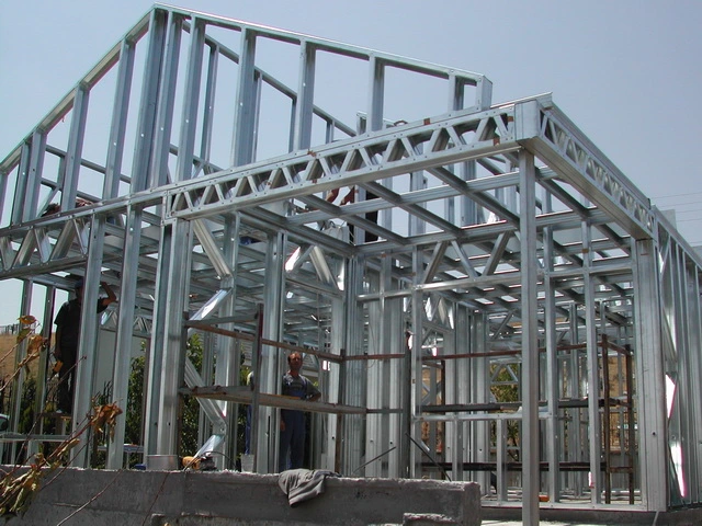 Prefab High Rise Two Story Metal Building Prefabricated Steel Structure