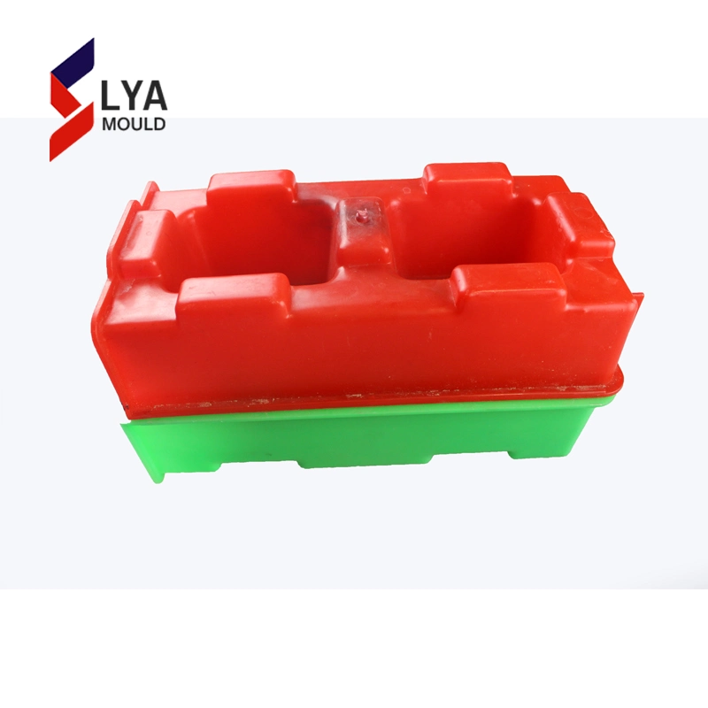 Concrete Hollow Blocks Bricks Making Interlocking Plastic Molds