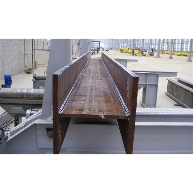 Prefabricated S235 S355 Steel Beam Welded Fabrication Building Frame Structure