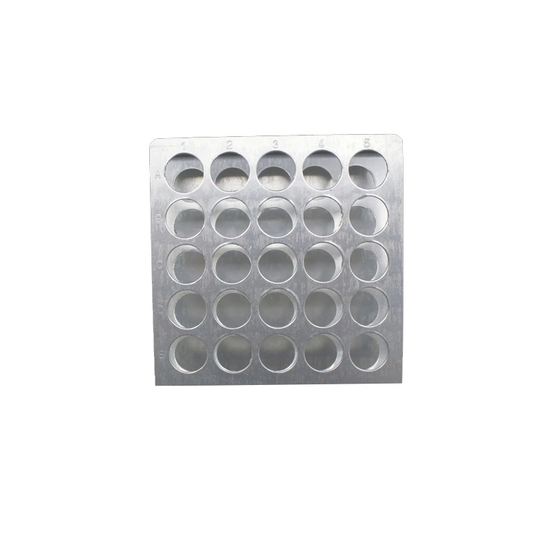 50-Place 13mm/16mm/18mm Stainless Steel Test Tube Rack