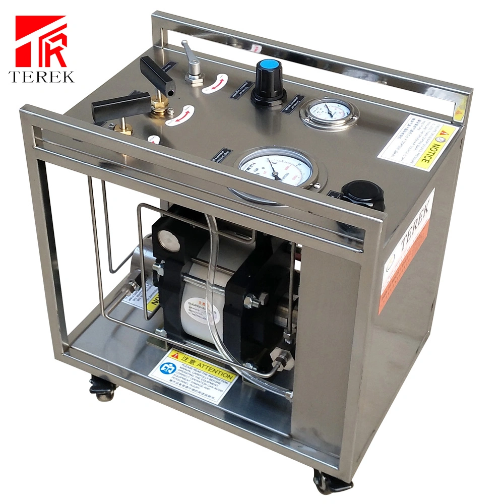 High Pressure Manual Control Pneumatic Air Driven Hydraulic Tube Burst Test