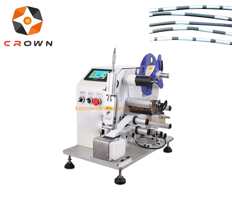 Desk Top Wire Wrap Around Labeling Machine Power Cable Marking Machine (WL-60C)