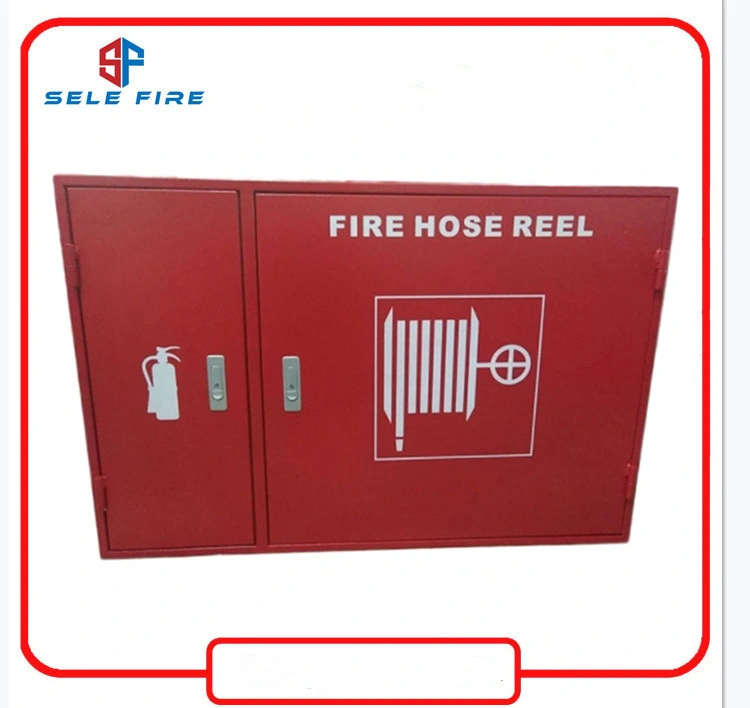 Haute qualité Enrouleur de tuyau d'incendie à double porte armoire de lutte contre les incendies