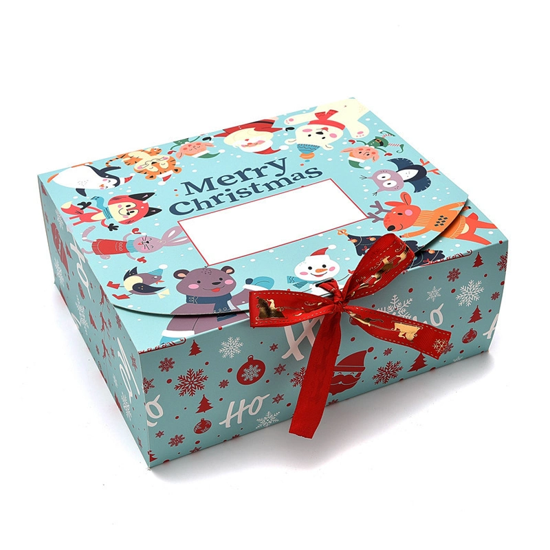 Christmas Design Custom Printed Fancy Cardboard Packaging Gift Box Scarves Cosmetics Chocolate Paper Promotional Box