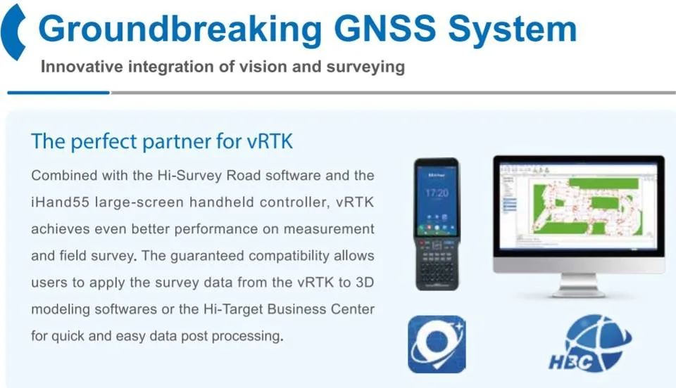 Accurate and Convenient Hi Target Brand Vrtk Gnss Receiver