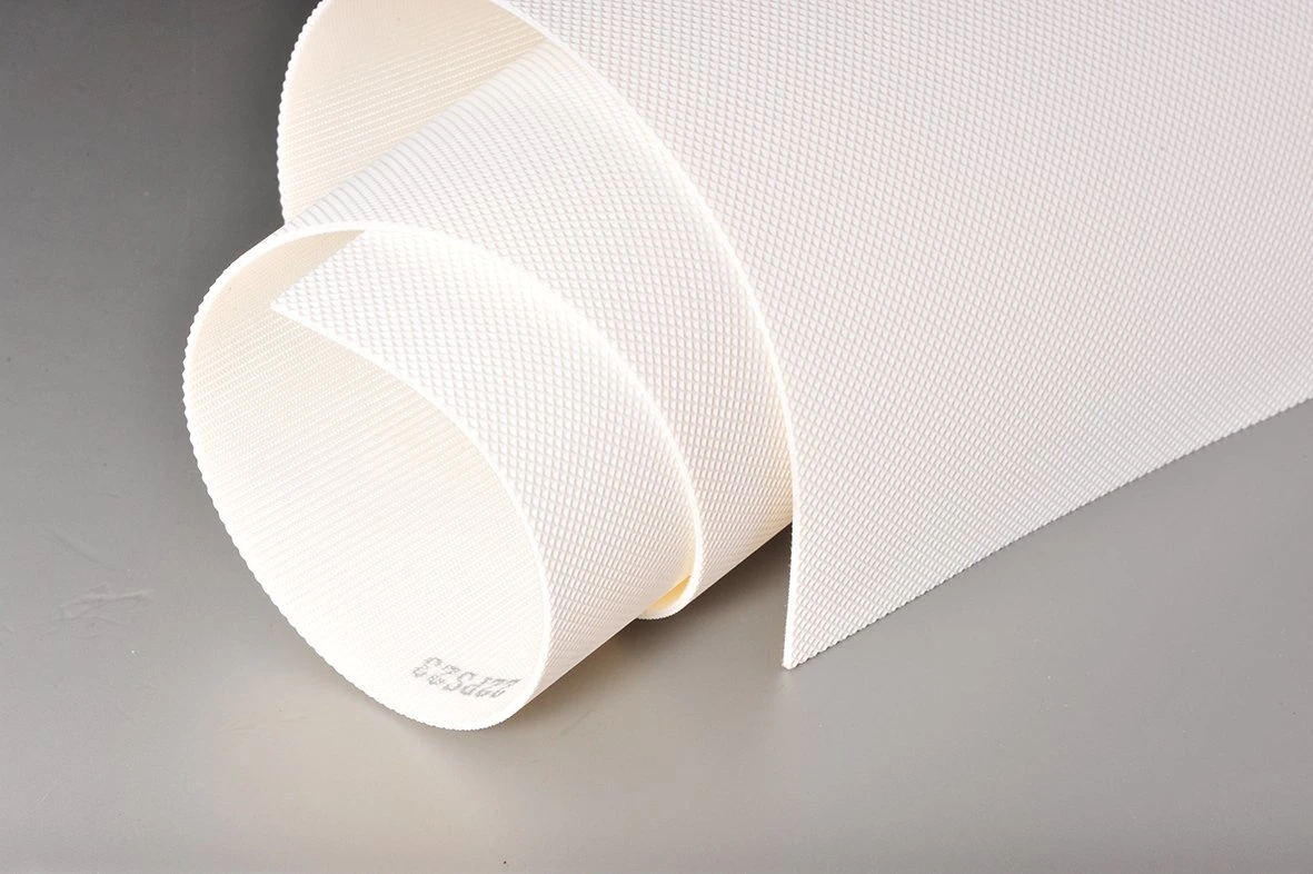 OEM High Quality Oil-Resistant Anti-Static White PVC Conveyor Belt for Food Industry