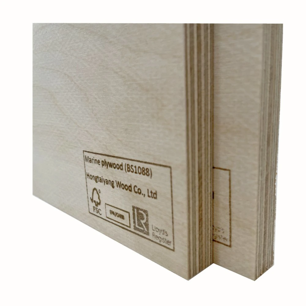 11 Ply 18mm Laminated Marine Plywood/Timber for Concrete Formwork