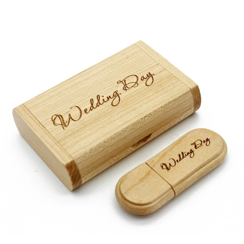 Wholesale/Supplier Promotional Gift Wooden USB Flash Pen Drive with Engraving Logo or Printing Logo