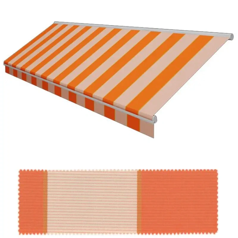 High quality/High cost performance Dyed Sunshade Stripe Oxford Solution Dyed Marine Grade Fabric for Outdoor Furniture Awning Tent