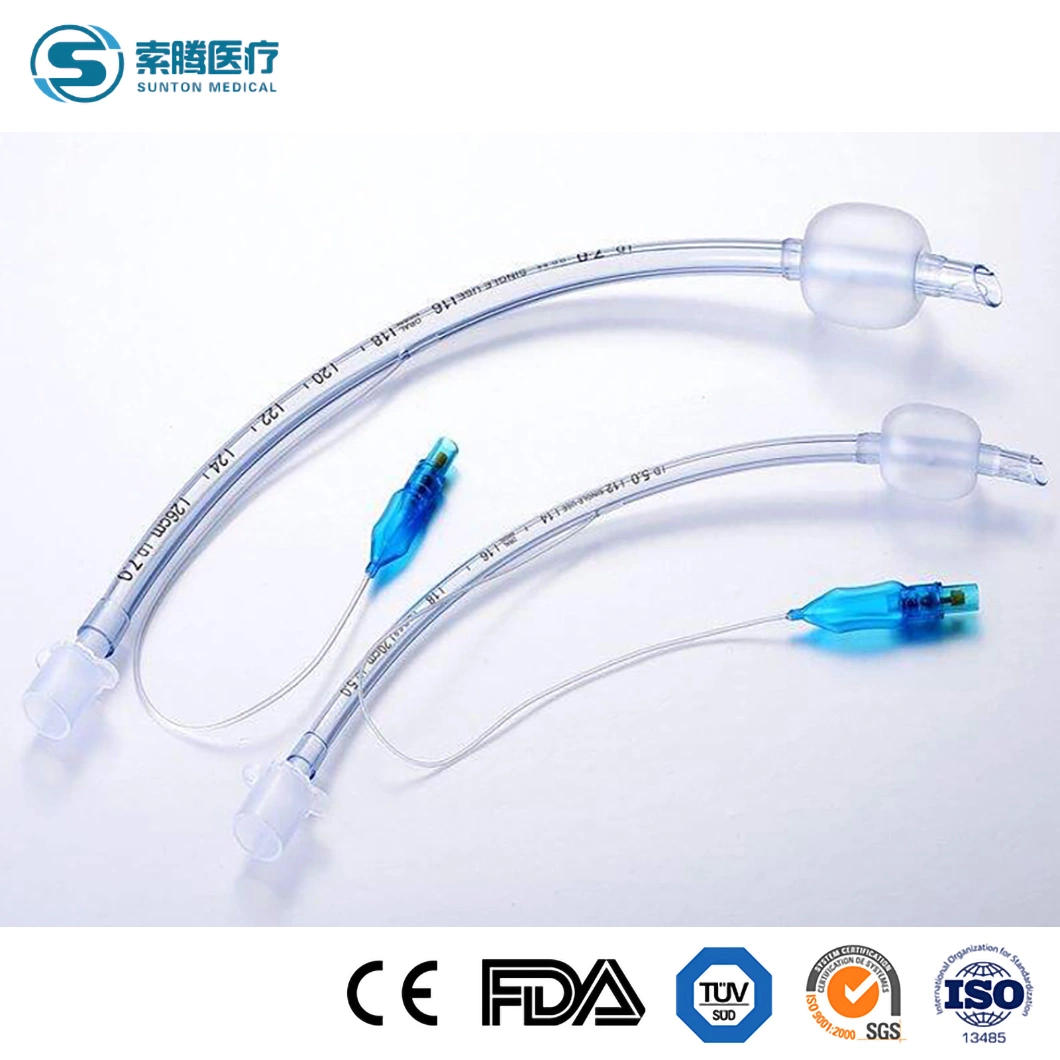 Láser de China Sunton Flex tubo endotraqueal proveedor EOS Desinfección tamaño L tubo endotraqueal OEM de la cirugía láser de alta calidad Oral Cuffed tubo endotraqueal