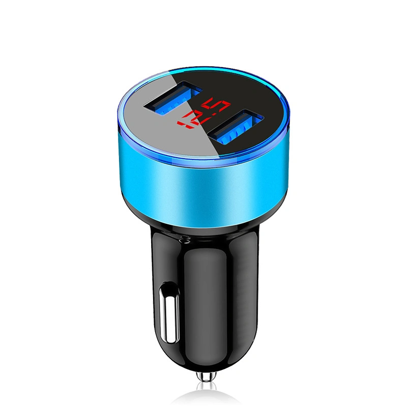 Top Seller Digital Display Dual USB Ports Car Charger