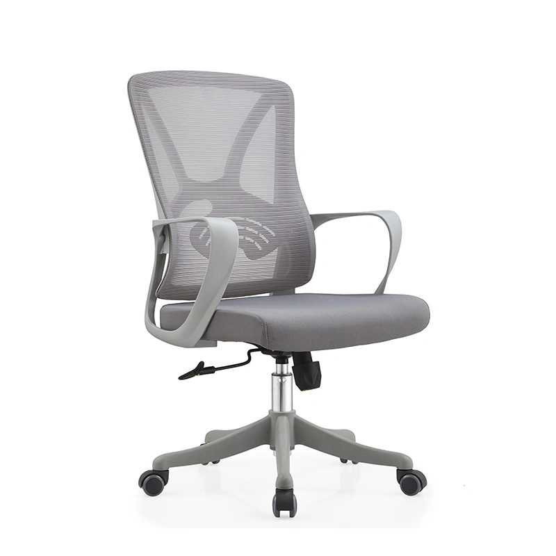 Office Furniture MID Back Lumbar Support Revolving Swivel Lift Staff Computer Mesh Visitor Office Chair Factory
