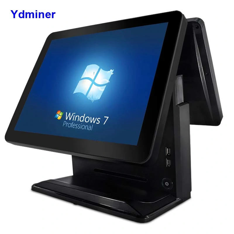 Restaurante de facturación de venta táctil Android POS Impresora Windows Terminal caja registradora, todo en uno de los sistemas POS Android