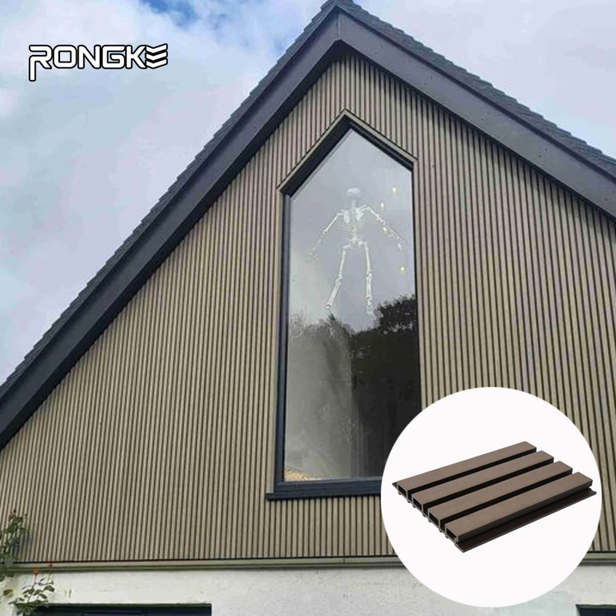 Wholesale/Supplier Hot Style WPC Wall Cladding 26mm European Style Composite Wall Panel for Outdoor