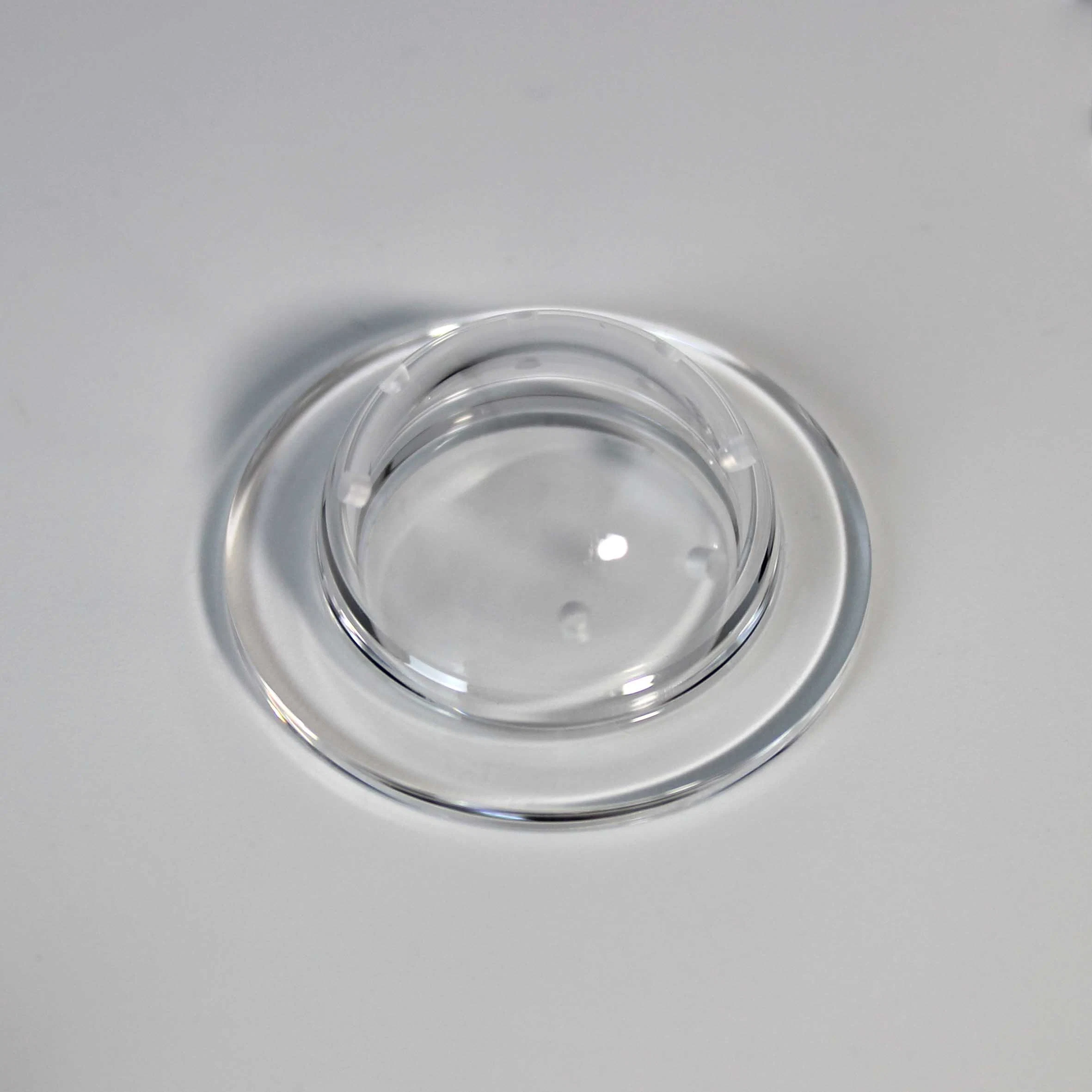 Diamter 34mm Fused Silica Sapphire Glass Dome Cover with Holes