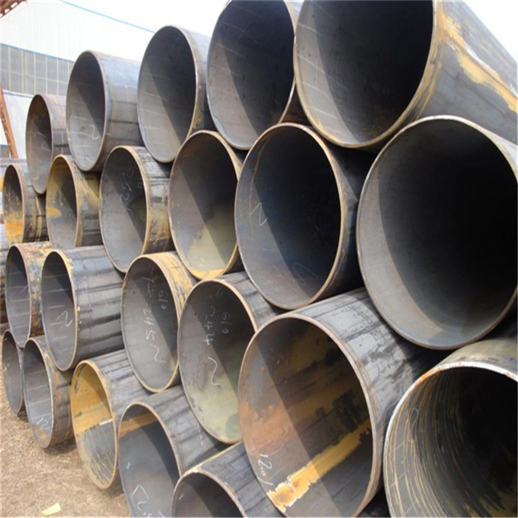 High Strength Welded Pipe Big Diameter ERW Pipe API Pipe LSAW Steel Pipe Long Straight Welded Seam Steel Pipeline Ms Low Carbon Steel Straight Seam Welded Pipe