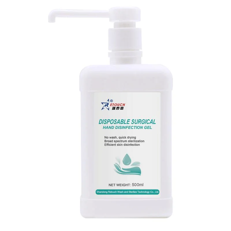 75% Alcohol and Chlorhexidine Gluconate Antiseptic Solution Use Surgical Hand Disinfection