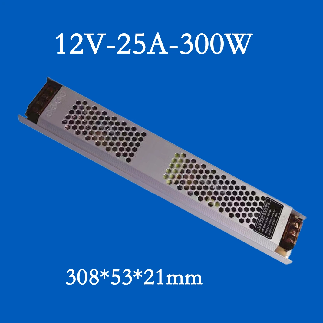 300W LED Transformer 25A DC12V Safe Voltage for Wall Mounted LED Tension Fabric Sign