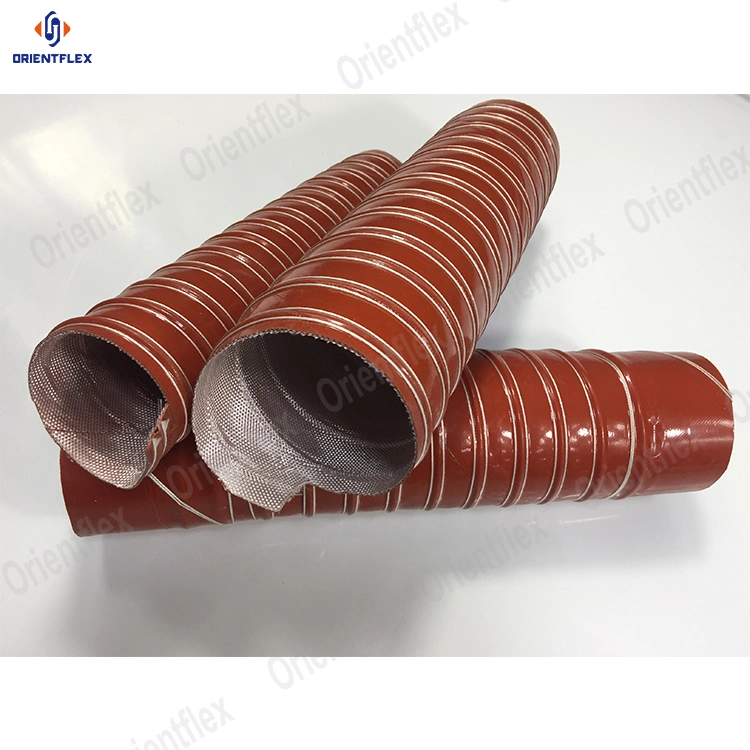 2.5 Inch 6 Inch Heavy Duty High Temp Flexible 2 Ply Silicone Air Ducting Hose