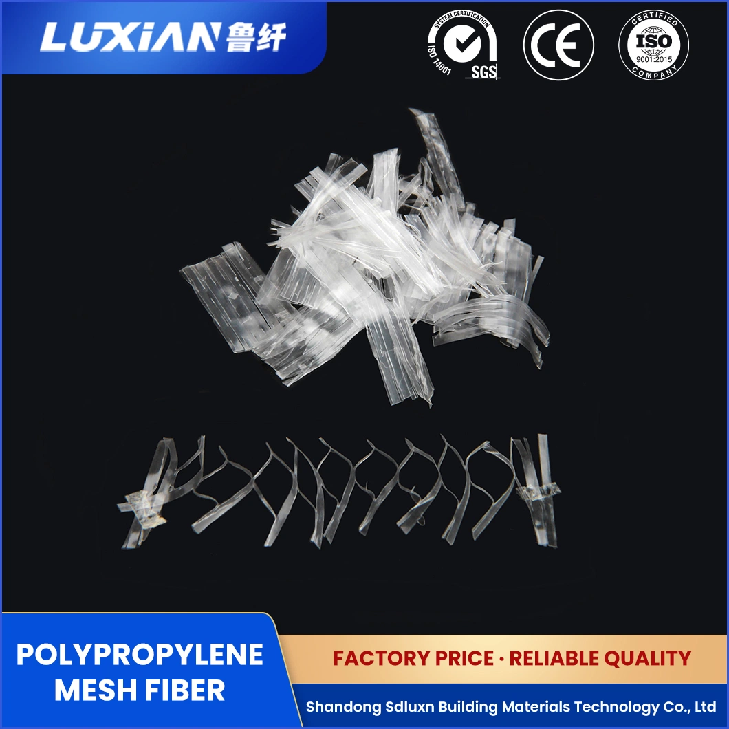 Sdluxn Polypropylene PP Staple Fiber Lxbw Modified Polypropylene Mesh Fine Polypropylene Fiber China Reticulated Polypropylene Fiber Concrete Suppliers