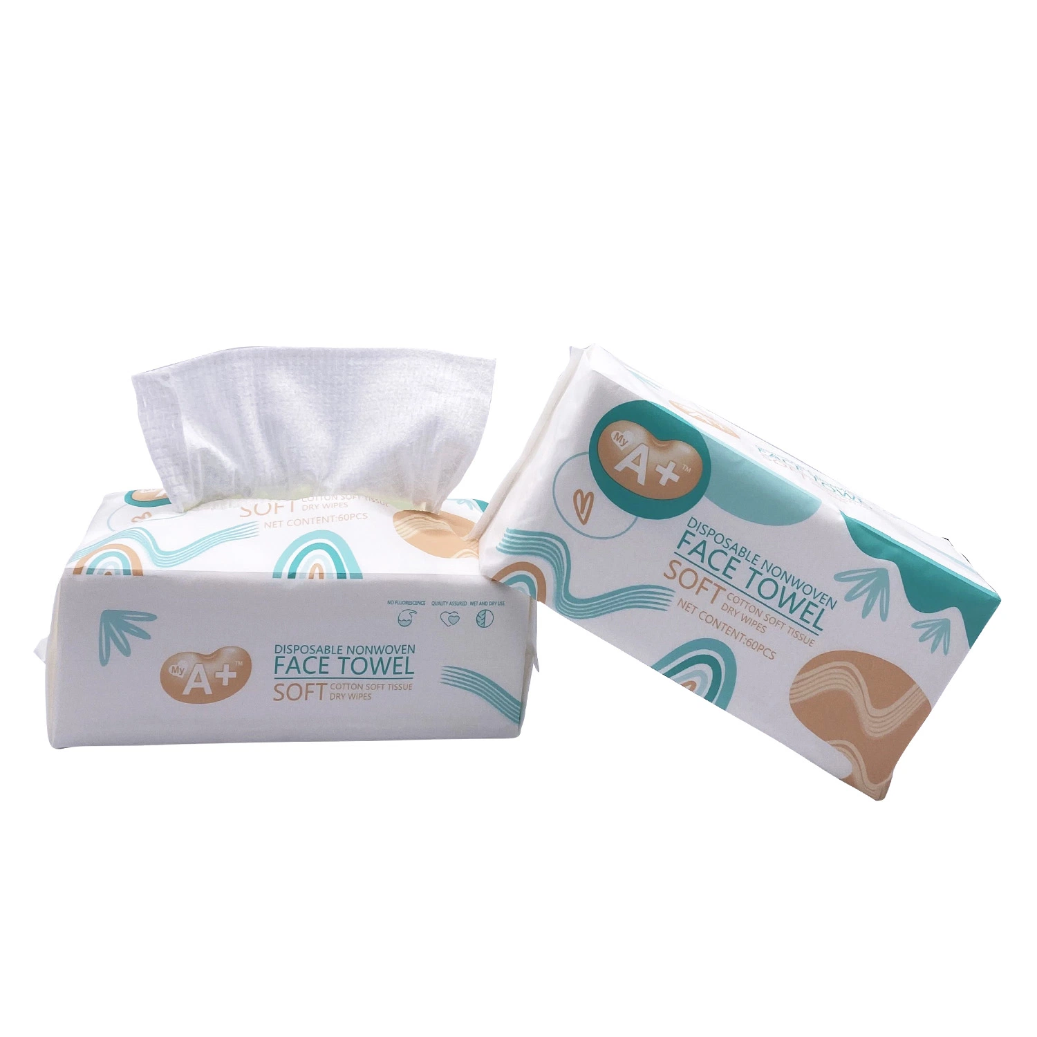 Personalizada Non-Woven fábrica desechable tela húmeda y seca toalla Baby Face