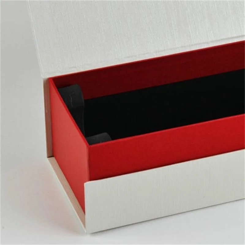 Premium Single Elegant Red Wine Packaging Flip Top Magnetic Health Wine Bottle Champagne Olive Oil Paper Gift Box Custom