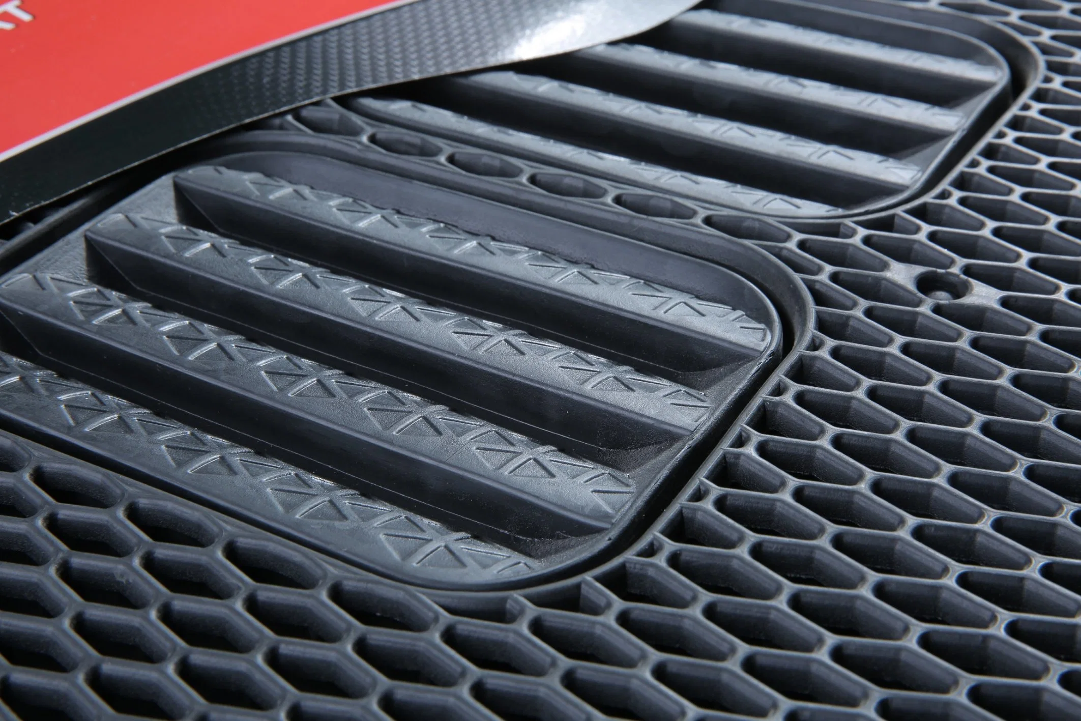 Deep Dish Net Form Car Mat Set Easy to Clean, Fit for Cars, Suvs and Trucks, Big Size Car Accessories