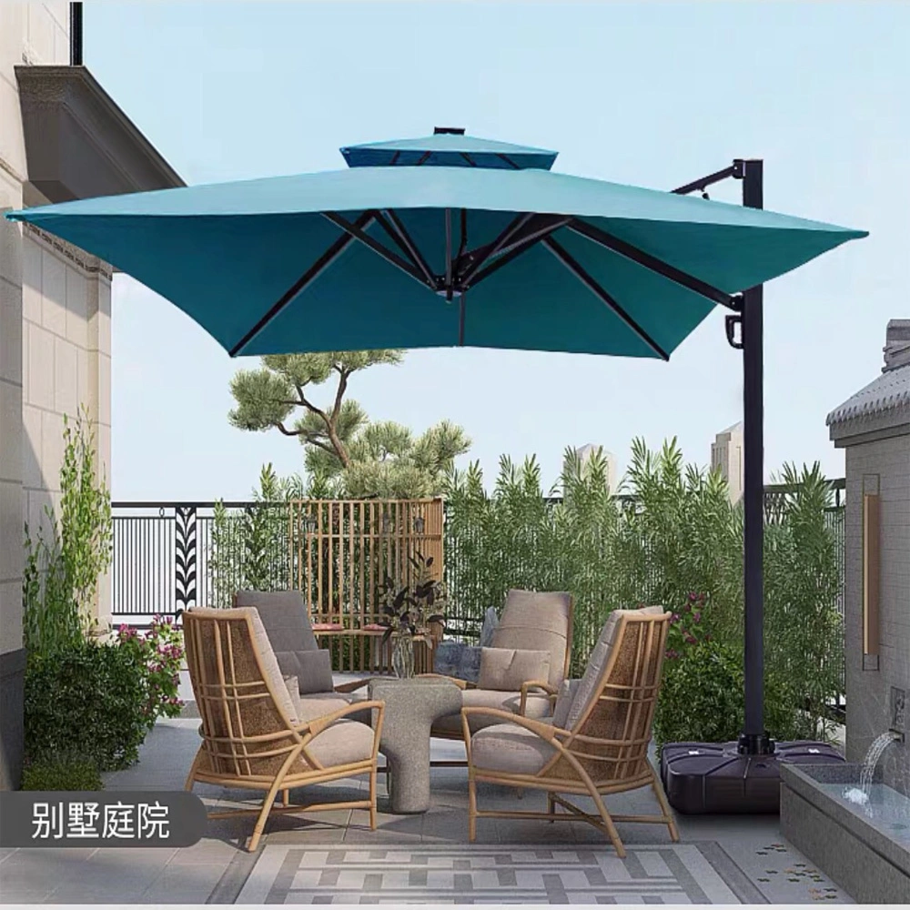 Wholesale/Supplier Outdoor Garden Patio Furniture Adjustable Large Restaurant Cafe Hotel Market Commercial Parasol Cantilever Sun Umbrella