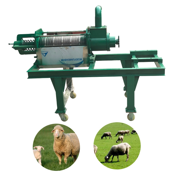 Professional Farming Animal Chicken Solid Liquid Separator Automatic Poultry Manure Dewatering Machine