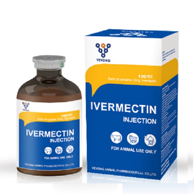 Veterinary Drug Pharmaceutical Ivermectin 0.5%, 1% Ivermectin Pour-on Dewormer for Cattle to Treatment of Parasitic Infections and Infestations