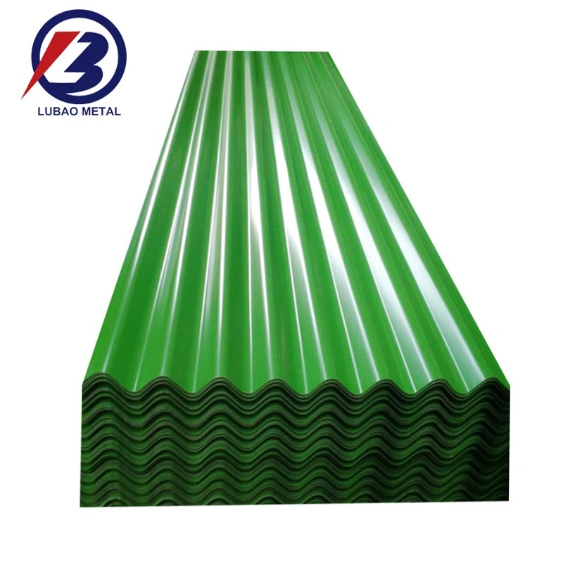 600-1500mm Corrugated Metal of PPGI Color Coated Roofing Sheet