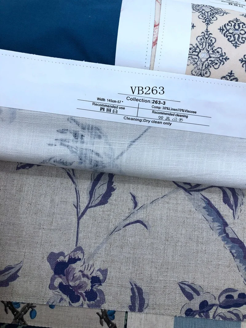 Haute qualité de toile de lin pour Hometextile Jacquard Sellerie tissu Rideau