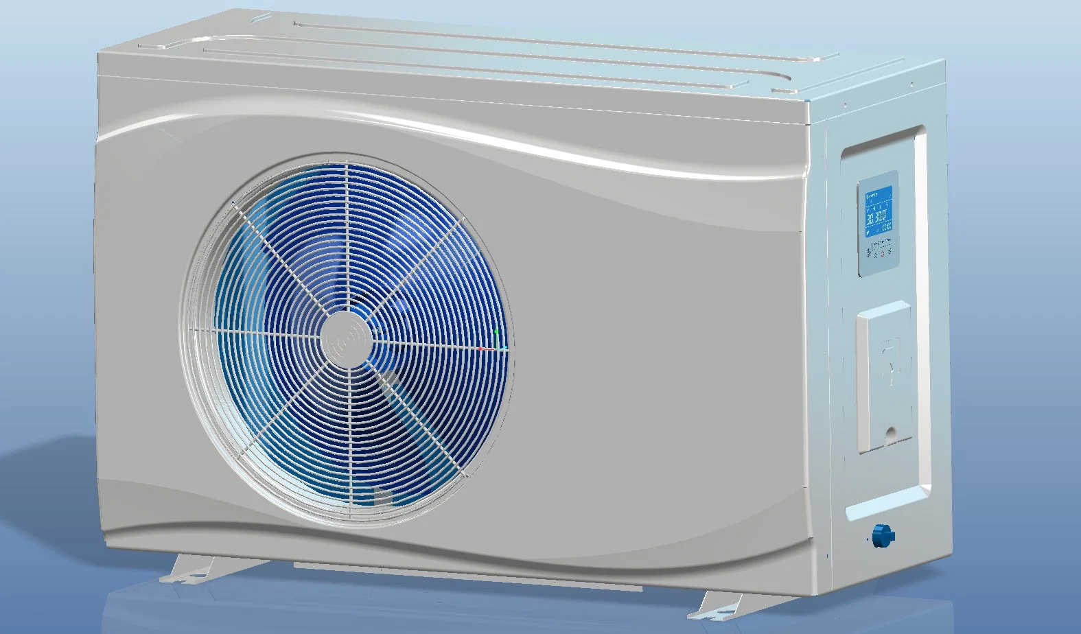 Residential Use DC Inverter Swimming Pool Heat Pump System for Cooling and Heating