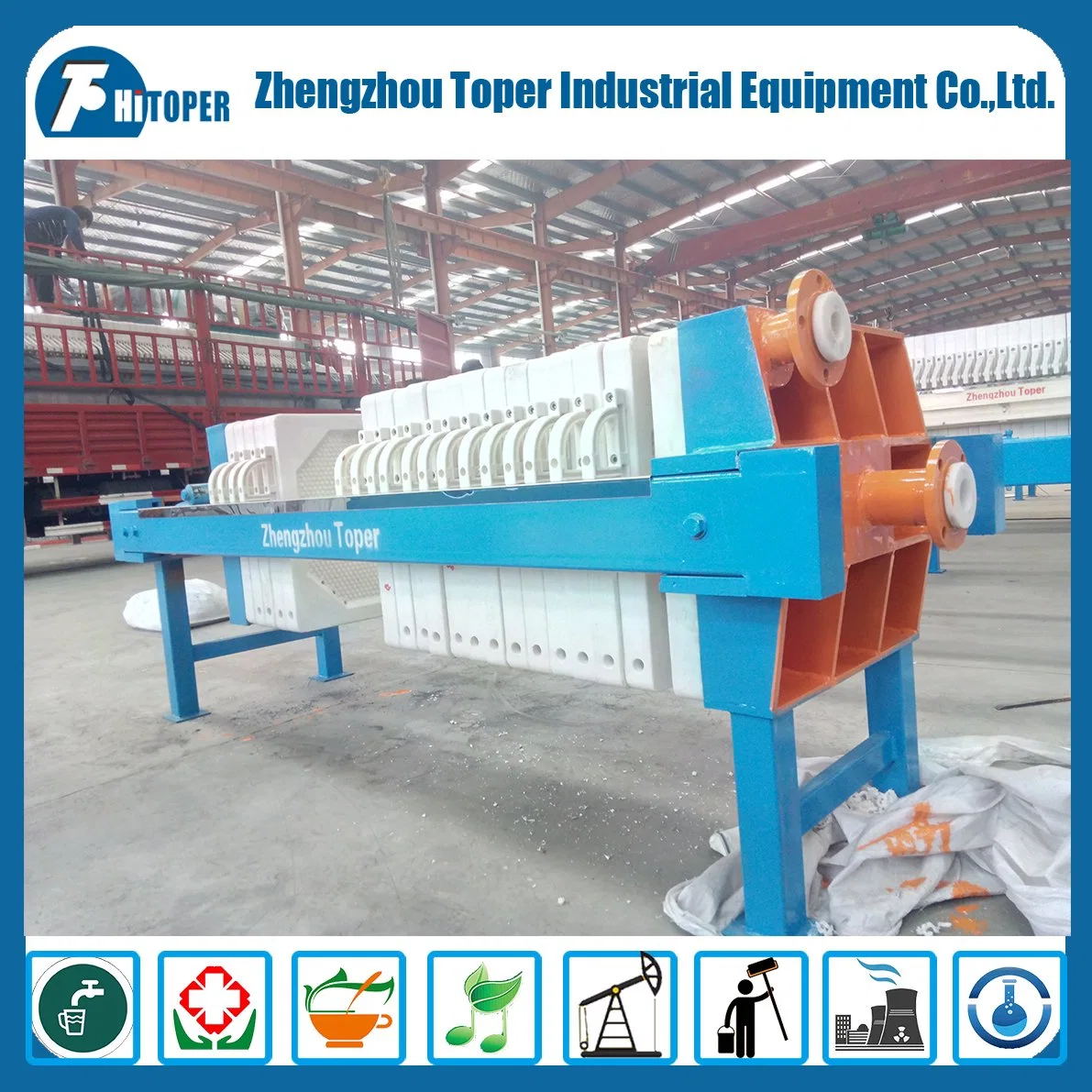 Hydraulic Compress Recessed Filter Press, Low Price Press Filter for Sale From China