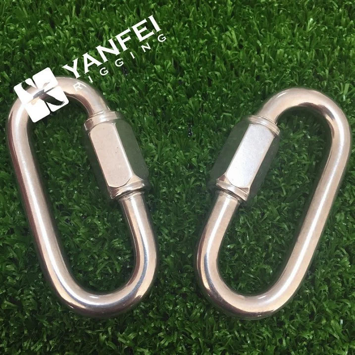 Stainless Steel Oval Quick Link with Screw