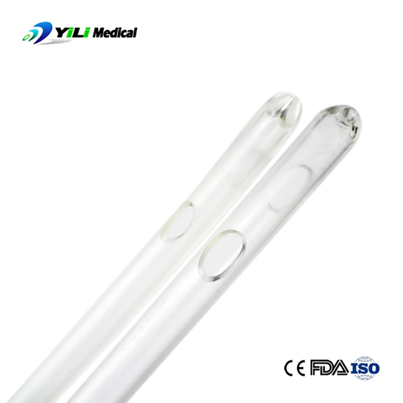 Disposable Medical Hydrophilic Coated PVC Catheterization Tube with Water Sachet