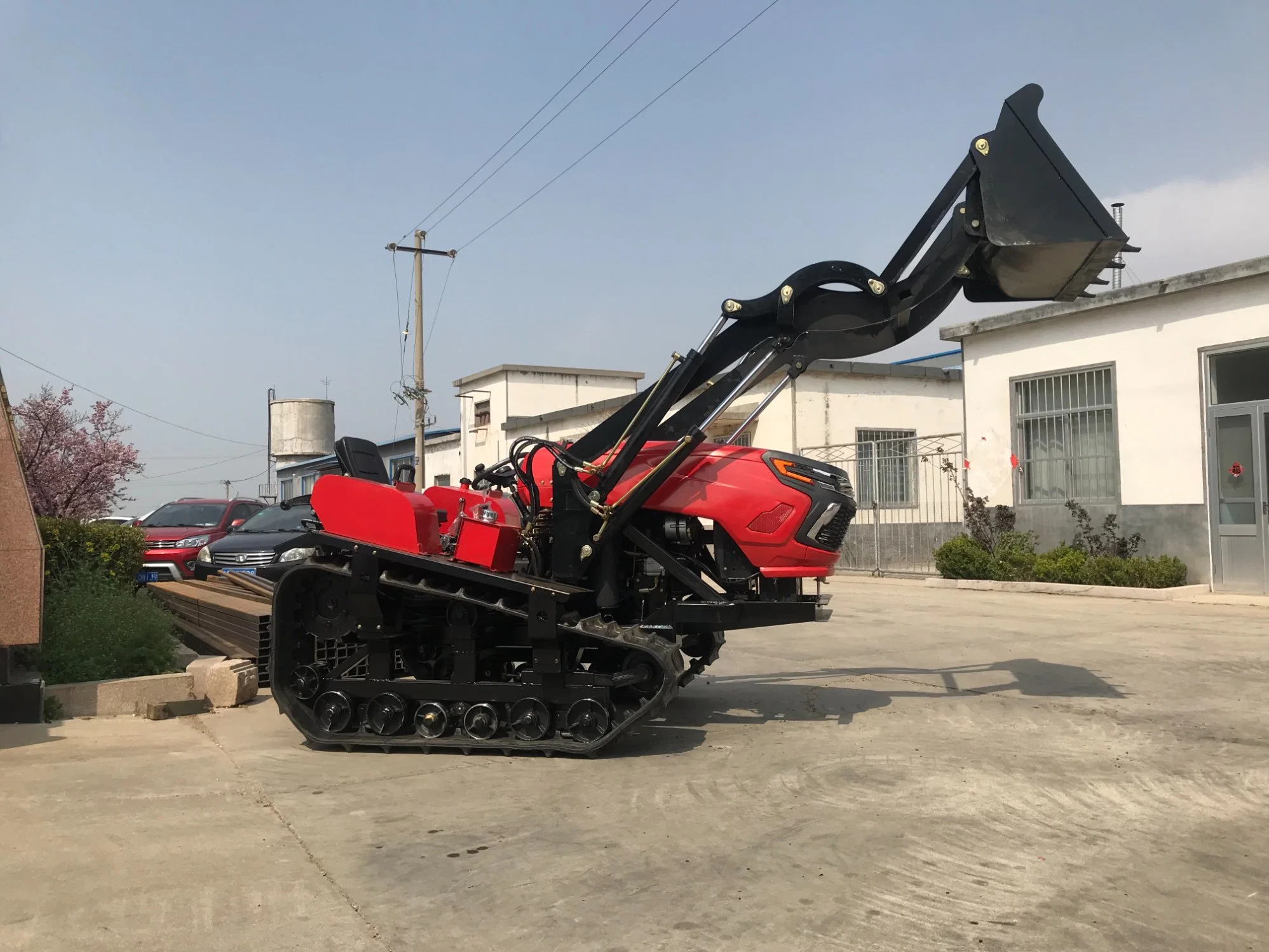 Sprayers Agricultural Mini Crawler Tractor