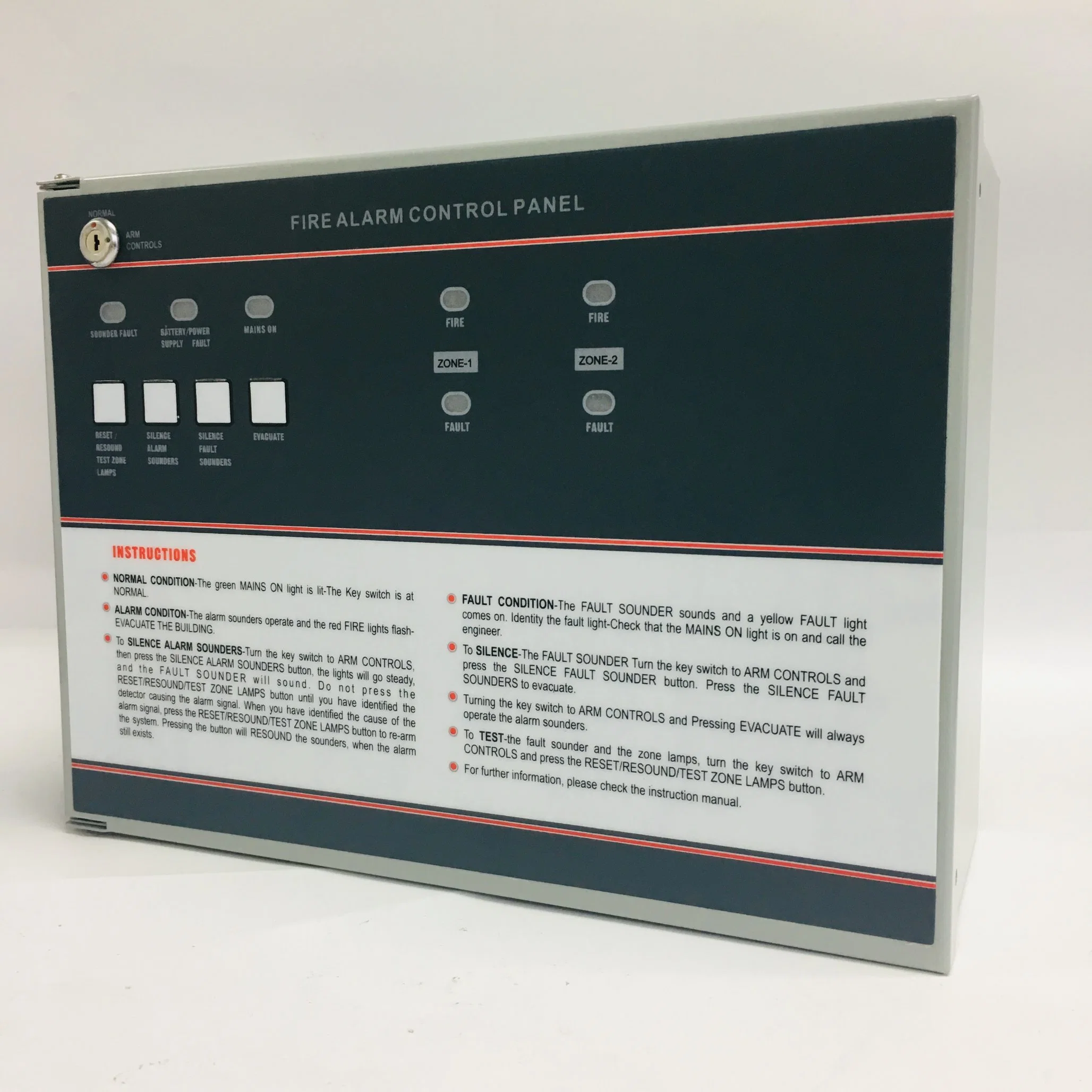 Competitive Price Conventional Fire Alarm Control Panel with Expandable Modular Components