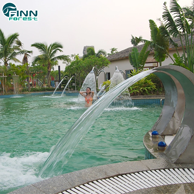 Decorativa al aire libre Piscina Spa Masajes fuente cascada