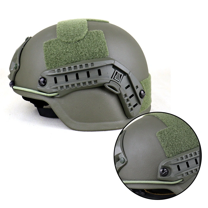 Defense Security Head Gear Protection Nij Iiiia 9mm. 44 Mag Mich Ach PE Aramid Ballistic Helmet