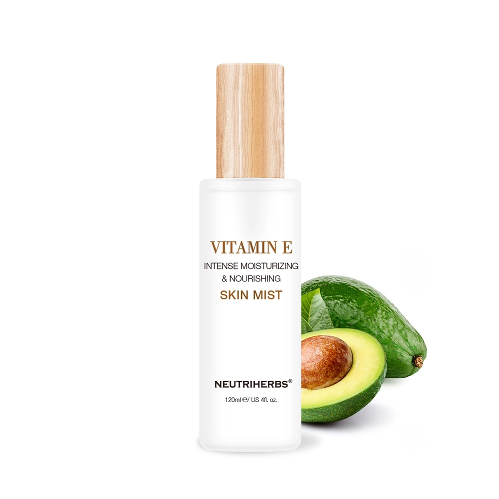 Soins de la peau d'herbes naturelles peptide améliore l'élasticité de la peau du visage hydratant de brouillard de la vitamine E