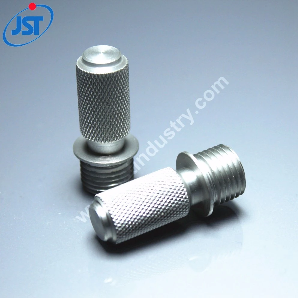 OEM CNC High Precision Turned Machining Parts Aluminum Knurl Knob for Guitar