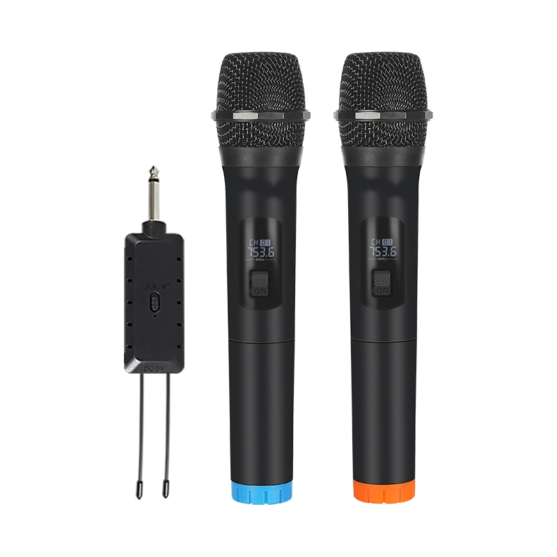 Smiger Universal Wireless Microphone Portable Rechargeable Wireless Hand-Held Microphone with Receiver E6